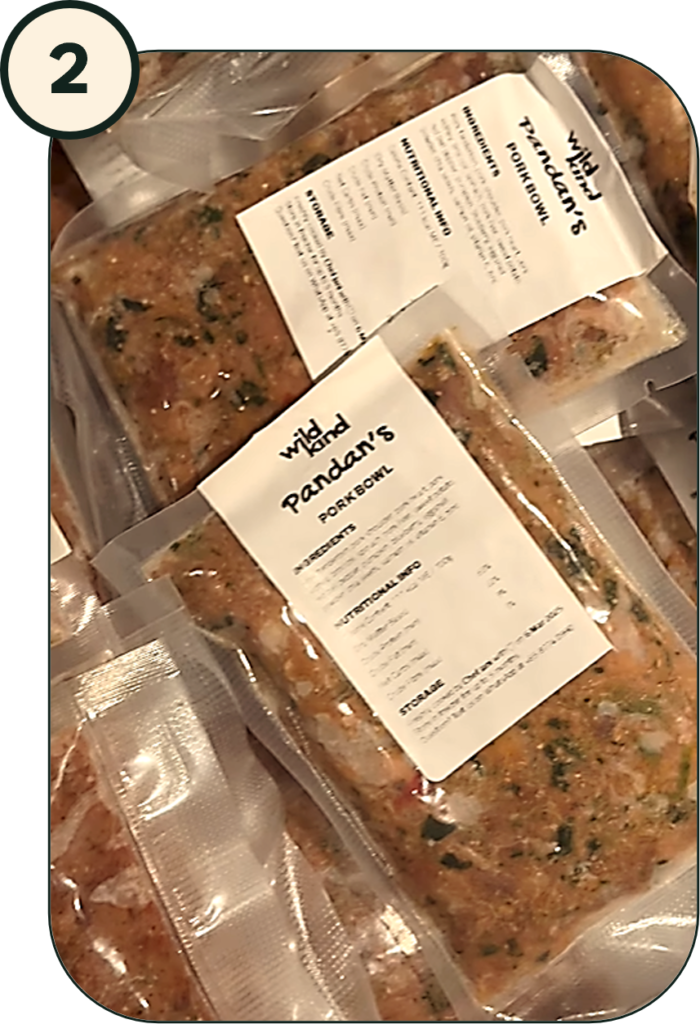 Receive a tailored plan (recommended recipes and portion size)